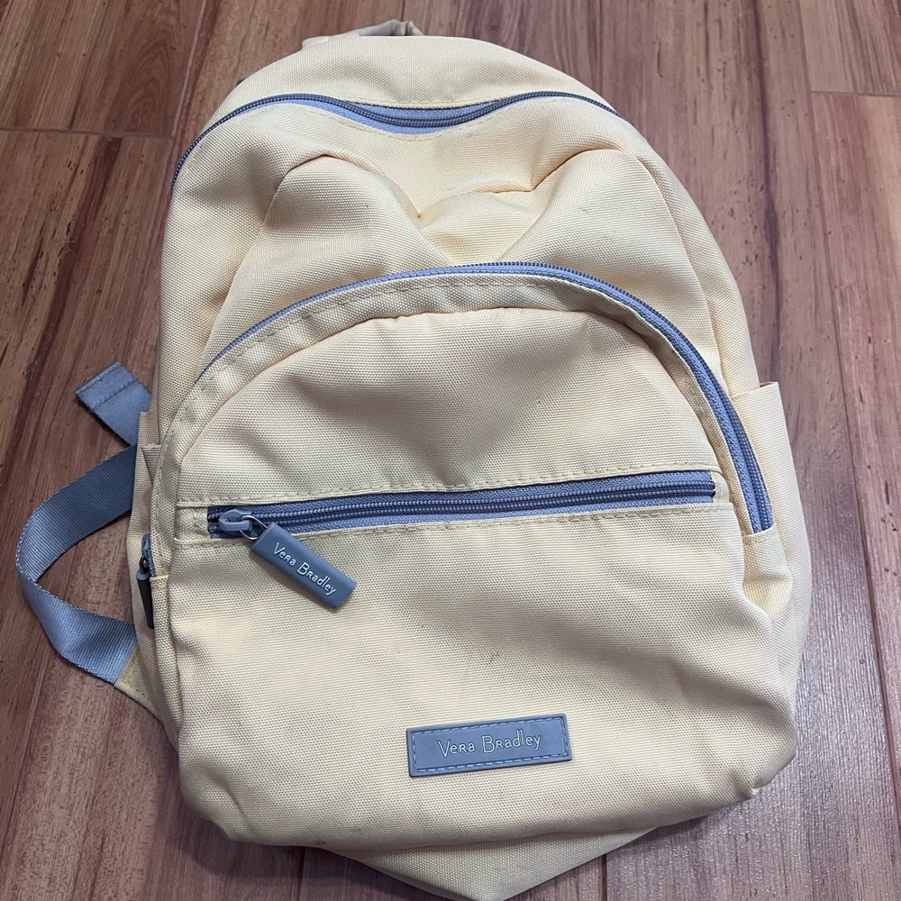 Vera Bradley Essential Compact Backpack SMALL Light Yellow
